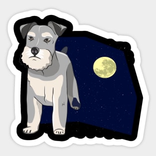 Dog sayings on dog shirt kids gift Sticker